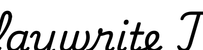 Playwrite TZ