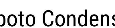 Roboto Condensed