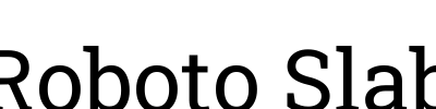 Roboto Slab