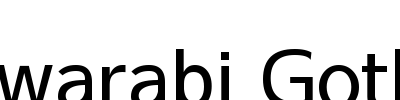 Sawarabi Gothic