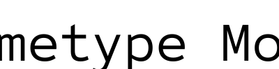 Sometype Mono