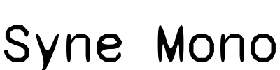 Syne Mono