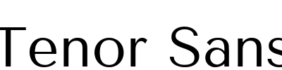 Tenor Sans