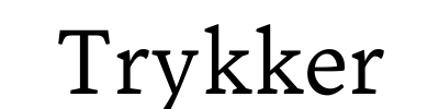 Trykker