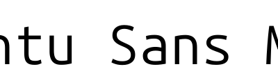Ubuntu Sans Mono