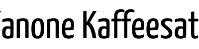 Yanone Kaffeesatz