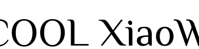ZCOOL XiaoWei